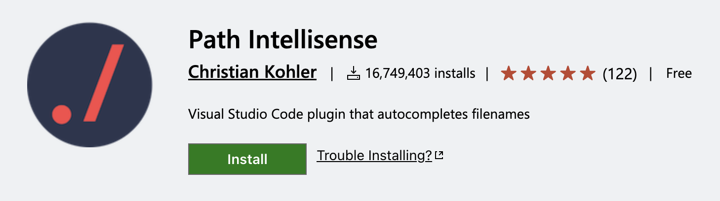 Path Intellisense