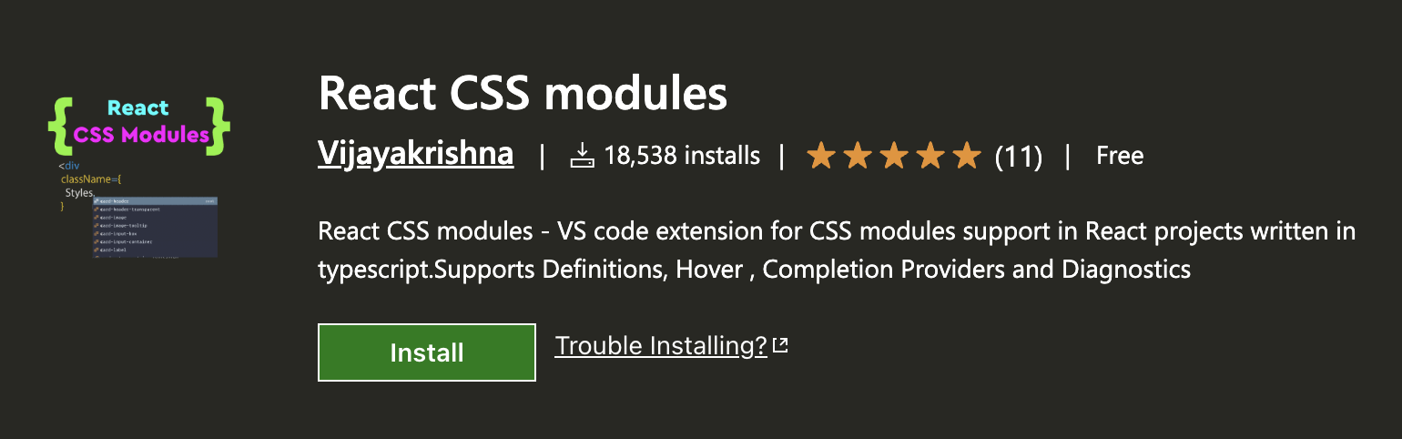 React CSS Modules